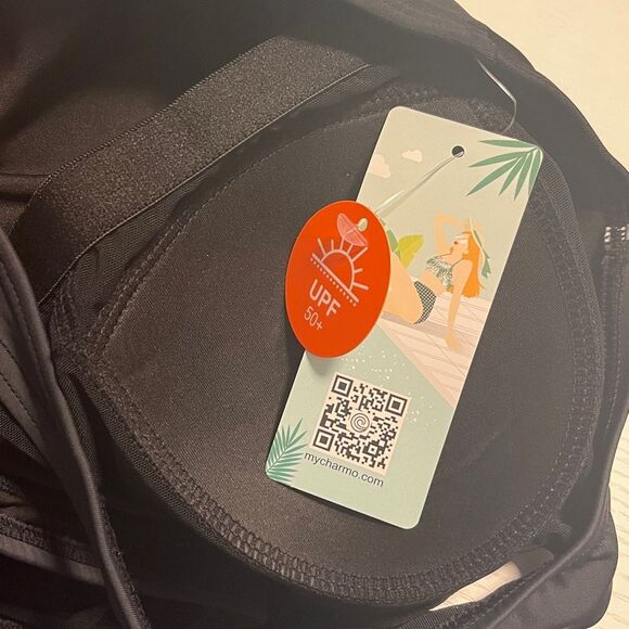 NWT One Piece Swimsuit Athletic Bathing Suit Sz M - Picture 4 of 4